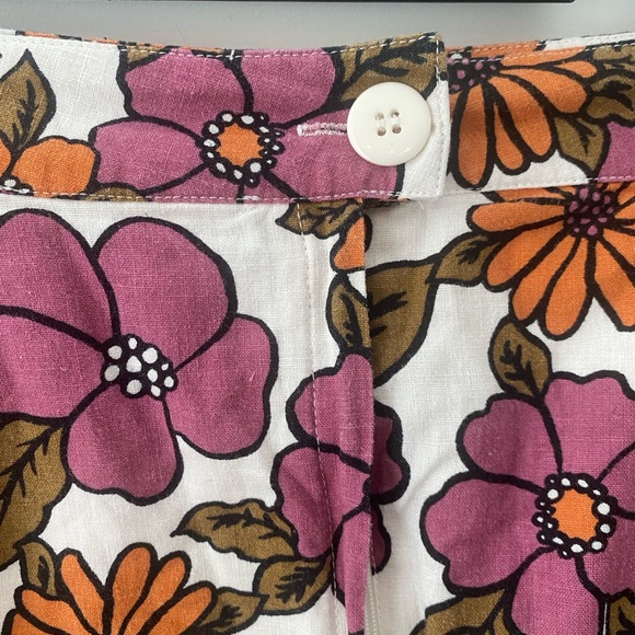 ModCloth x Princess Highway Floral High Waisted Mini Skirt Retro Flower Power - Picture 5 of 12